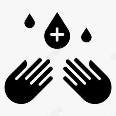 洗手液洗手液清洁92固体图标图标