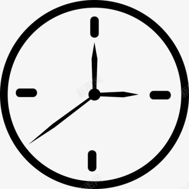 时间流逝小时时钟时间图标图标