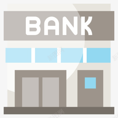 银行贷款13持平图标图标