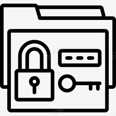 密钥文件文件夹密码密钥锁图标图标