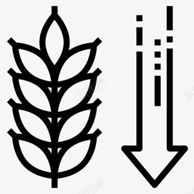 粮油作物低碳水化合物碳水化合物作物图标图标