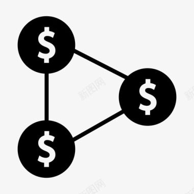 分享经济利润储蓄图标图标