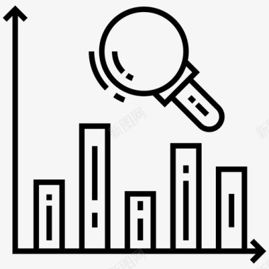 微博图标应用分析条形图图表应用程序图形分析图标图标