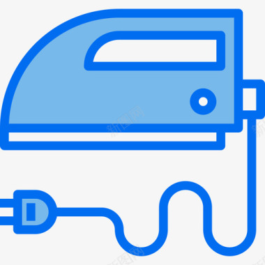 数码家用熨斗家用电子5蓝色图标图标