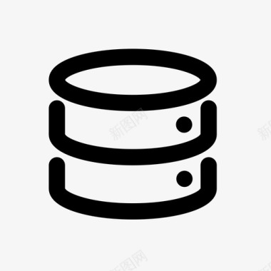 托管服务器机架数据大数据数据库图标图标