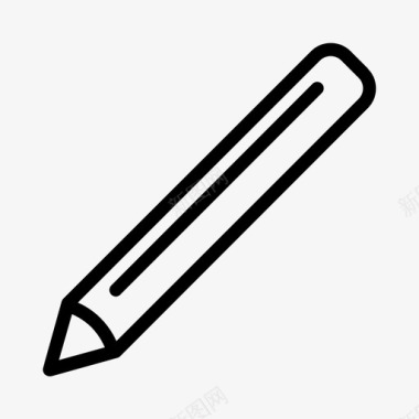 铅笔画笔设备图标图标