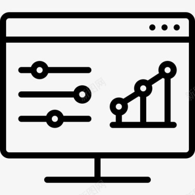 兴趣的引擎搜索引擎优化图表均衡器图标图标