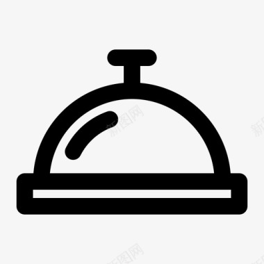 托盘餐具柜厨师图标图标