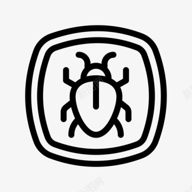 软件登陆界面恶意软件错误黑客图标图标