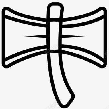 双斧头万圣节十月图标图标