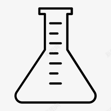 烧杯烧瓶烧杯化学图标图标