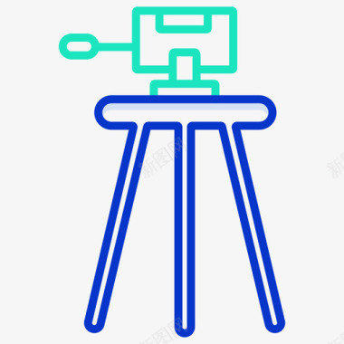 杏仁摄影素材三脚架摄影130轮廓颜色图标图标