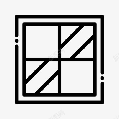 棋盘棋盘象棋8直线图标图标