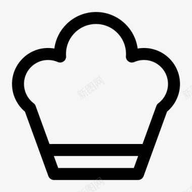 厨房置物架厨师烹饪食物图标图标