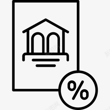 原点百分比银行股存款百分比图标图标