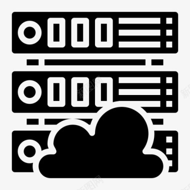 云服务器云服务器接口96固态图标图标