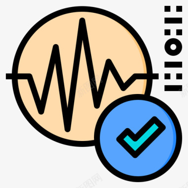 声控标志声控生物识别2线性颜色图标图标
