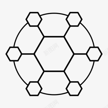 彩色信息图表循环图业务图表图标图标