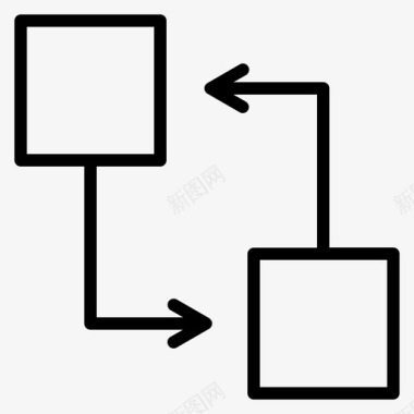 二手车交换图标数据交换箭头通信图标图标