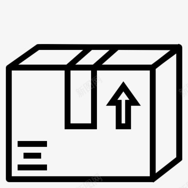 包装箱包装箱子货物图标图标