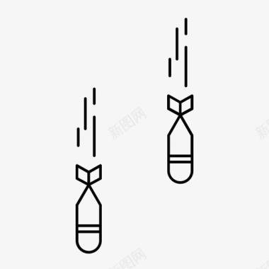 炸弹爆炸导弹图标图标