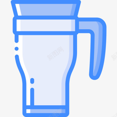 马克杯旅行配件3蓝色图标图标