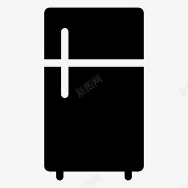 双门冰箱电器双门图标图标