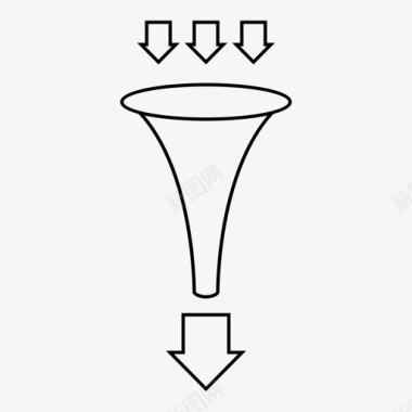 拼接漏斗图漏斗图业务信息图图标图标