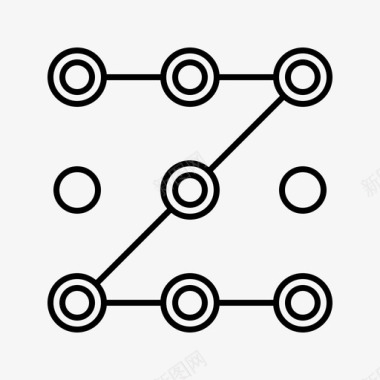 保持水土模式锁密码pin图标图标