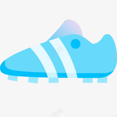 足球鞋足球82蓝色图标图标