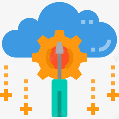 云闪付图标云计算云技术22扁平图标图标