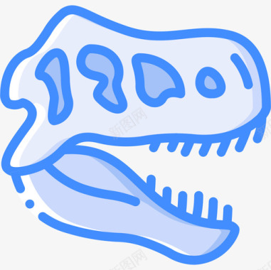 霸王龙侏罗纪4蓝色图标图标