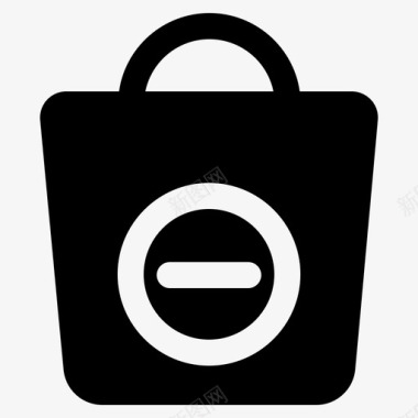 购物袋买减图标图标