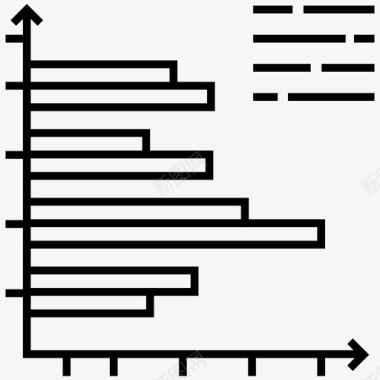 组织机构图表直方图图表应用程序柱状图图标图标