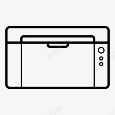 激光激光打印机办公室打印机图标图标