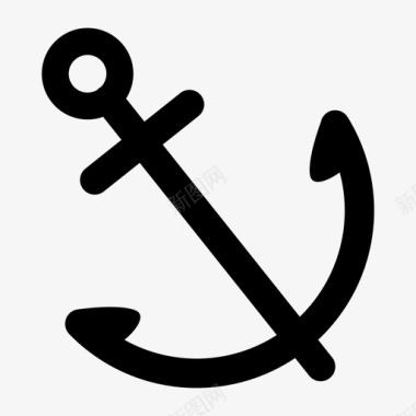 凉亭锚海军图标图标