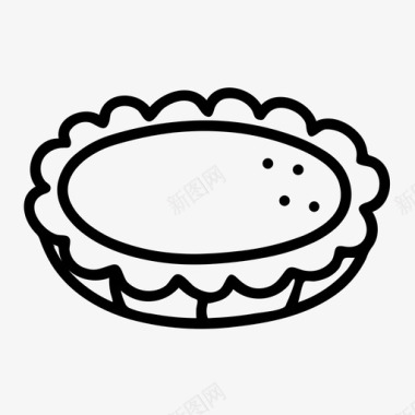 蛋挞面包房甜点图标图标