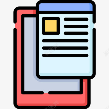 10xs电子书学院10线颜色图标图标