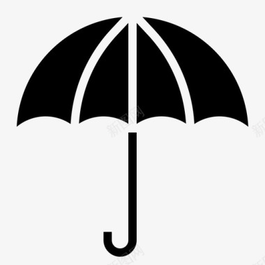 下雨的下雨保护支持图标图标