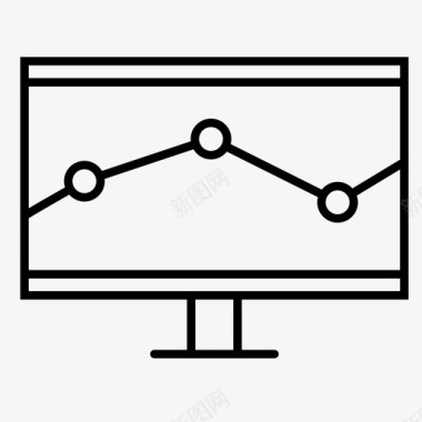 紫色网站网站流量线图搜索引擎优化图标图标