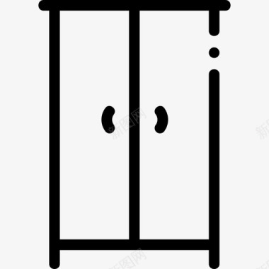 衣柜家居装饰67线性图标图标