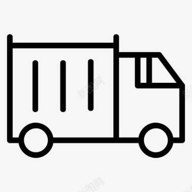 垃圾删除图标自卸车自卸汽车垃圾图标图标