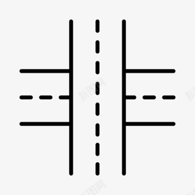 天桥汽车高速公路图标图标