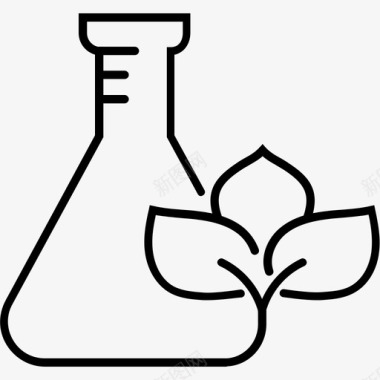 植物学家生物学植物学图标图标