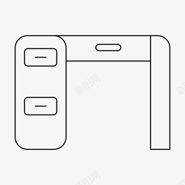 古风家具装饰书桌装饰家具图标图标