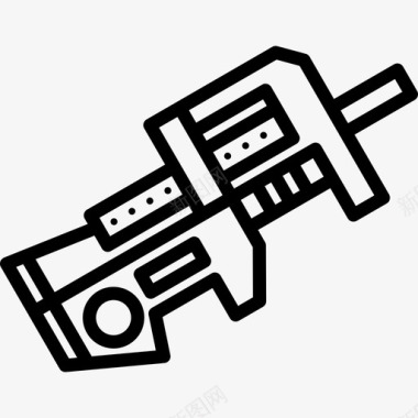 皇家紧凑型贴片机弹药火器图标图标