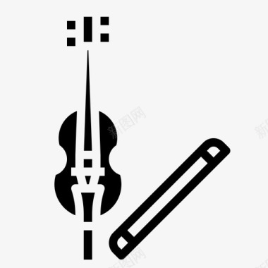 大提琴乐器音乐图标图标