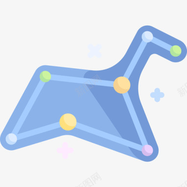吉祥纹案星座空间145平坦图标图标
