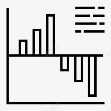 直方图图表应用程序柱状图图标图标