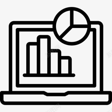 数据报告信息图表互联网图标图标